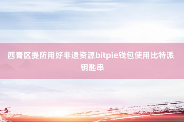 西青区提防用好非遗资源bitpie钱包使用比特派 钥匙串