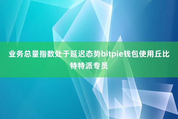 业务总量指数处于延迟态势bitpie钱包使用丘比特特派专员