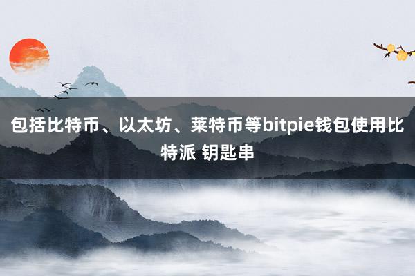 包括比特币、以太坊、莱特币等bitpie钱包使用比特派 钥匙串