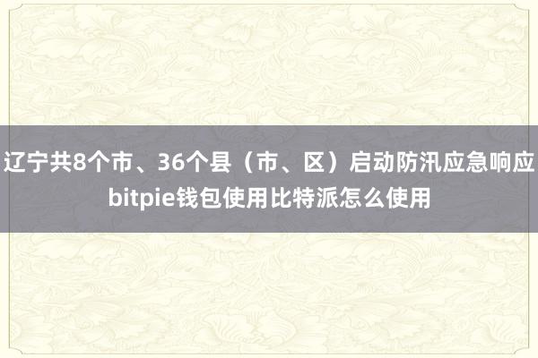 辽宁共8个市、36个县（市、区）启动防汛应急响应bitpie钱包使用比特派怎么使用