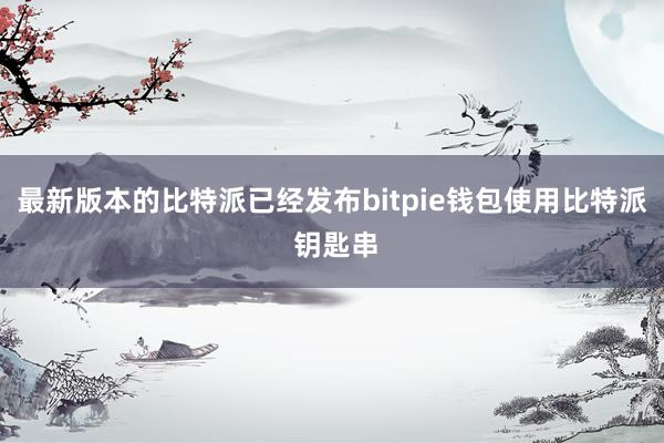 最新版本的比特派已经发布bitpie钱包使用比特派 钥匙串