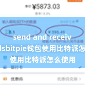 send and receive fundsbitpie钱包使用比特派怎么使用