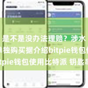 是不是没办法理赔？涉水险无需单独购买据介绍bitpie钱包使用比特派 钥匙串